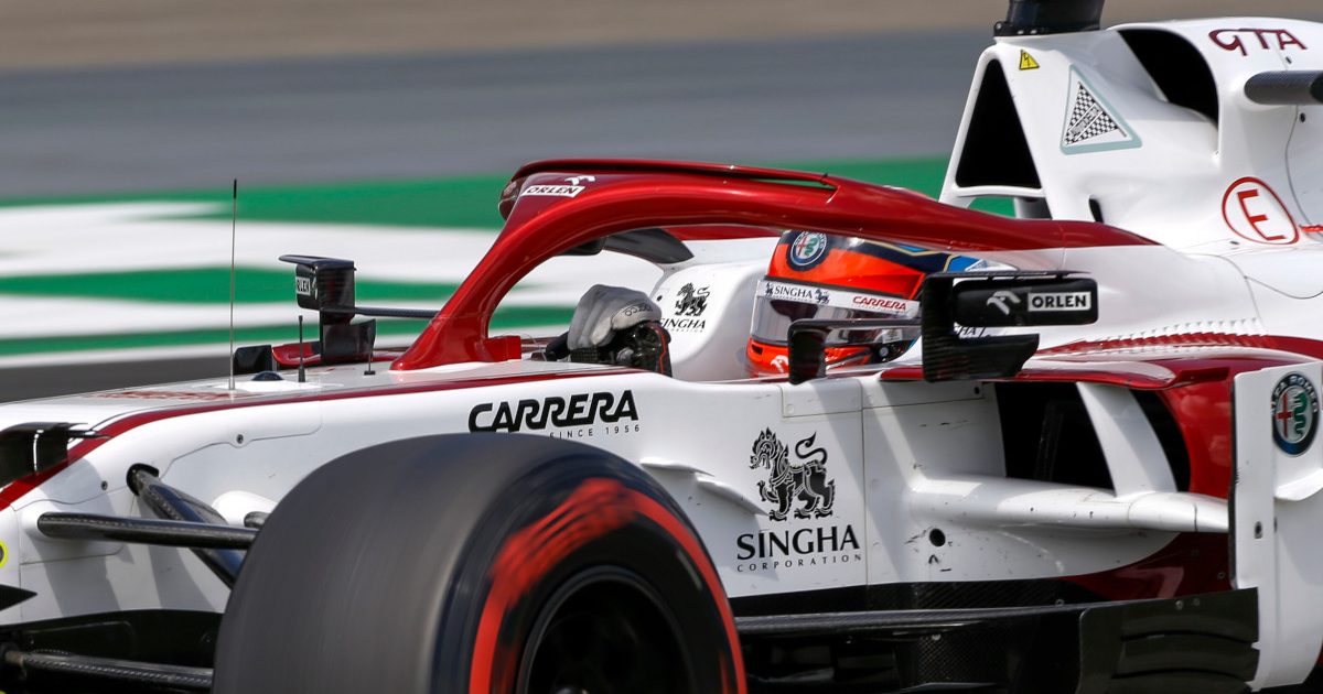 Kimi Raikkonen driving Alfa Romeo. Hungary July 2021