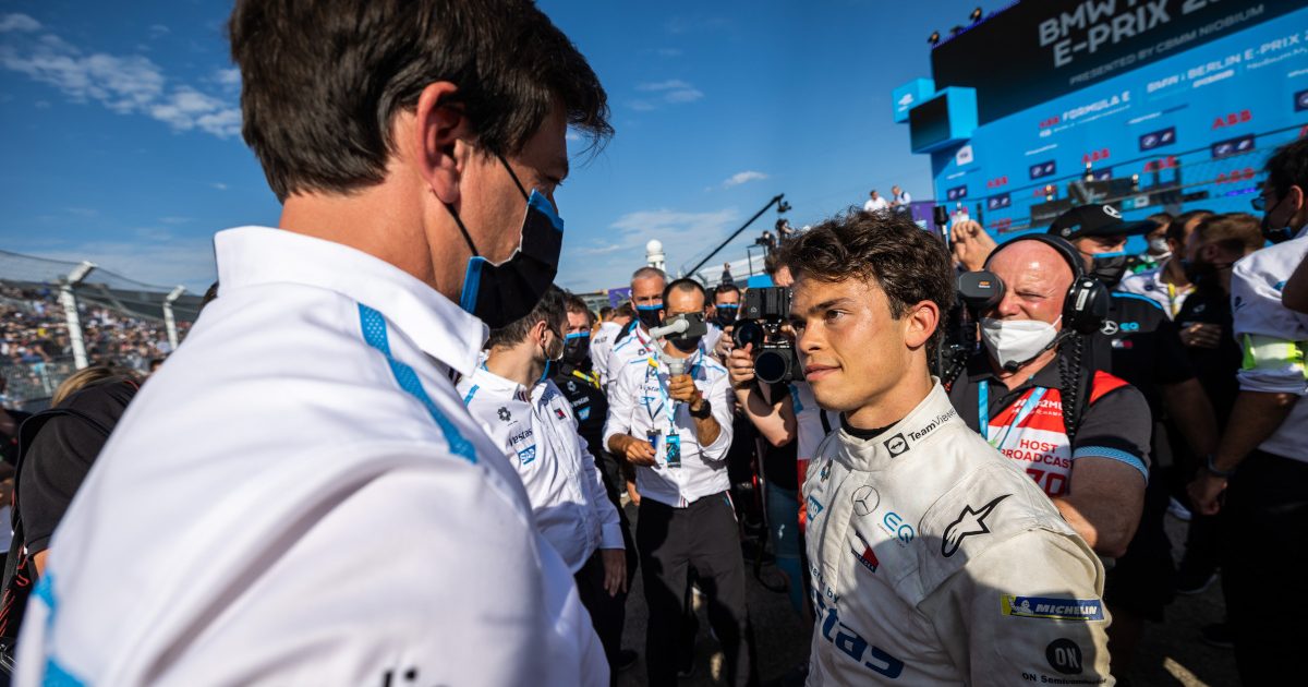 Nyck de Vries and Toto Wolff paddock. Berlin August 2021.