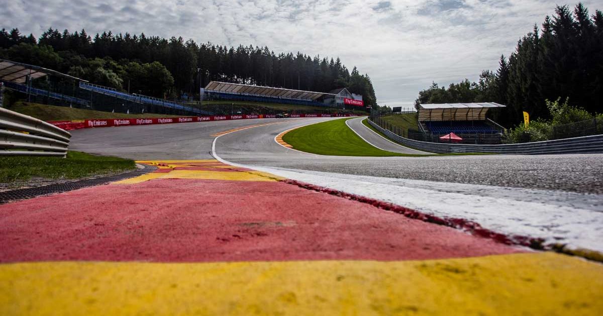 A view of Eau Rouge at Spa-Francorchamps.