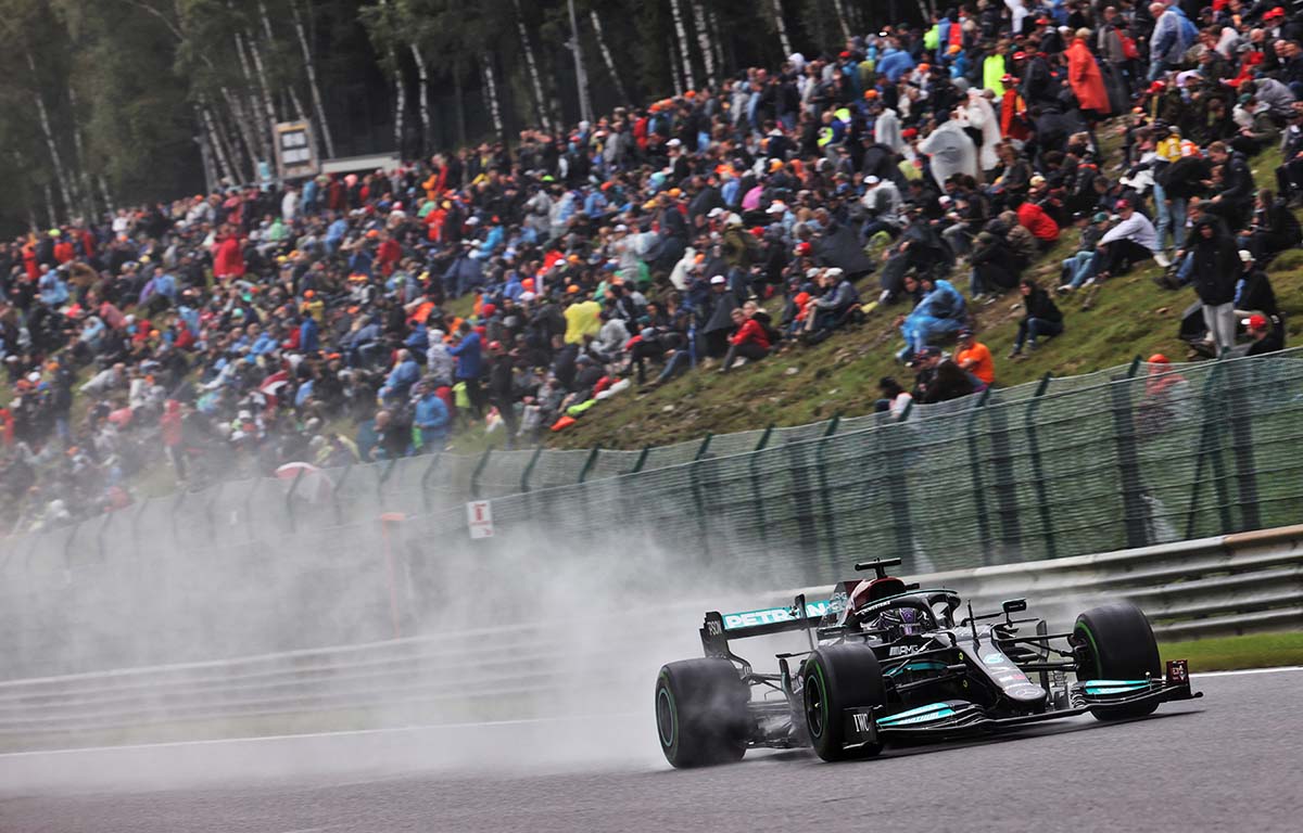 Lewis Hamilton at Spa. Spa. August 2021