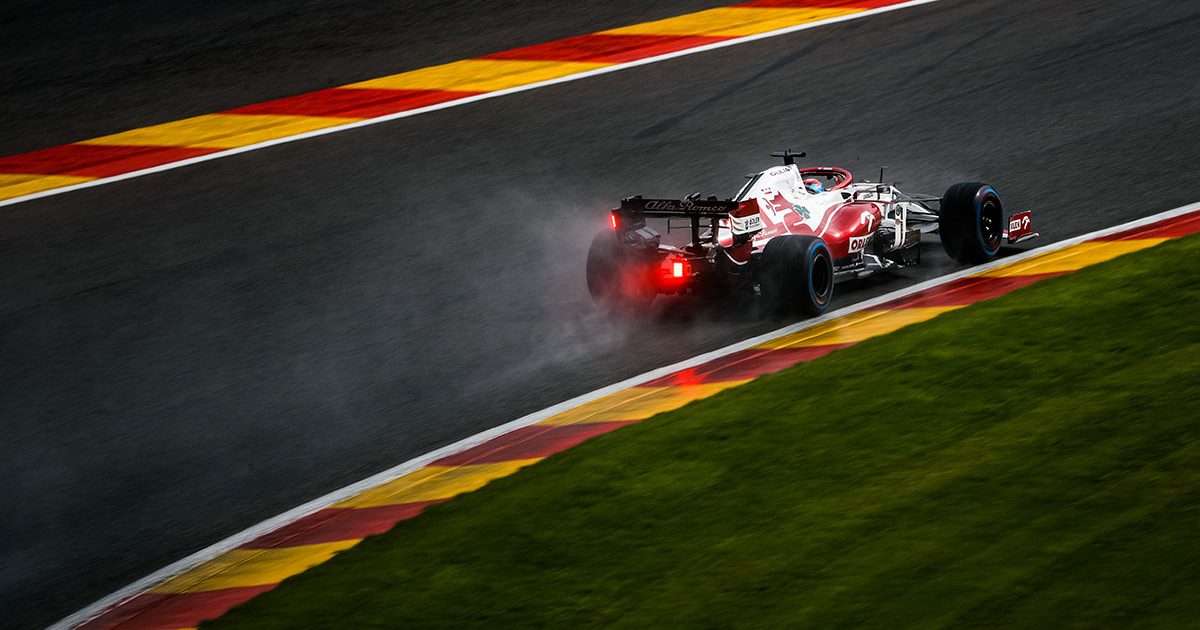 Kimi Raikkonen at Spa. Spa August 2021