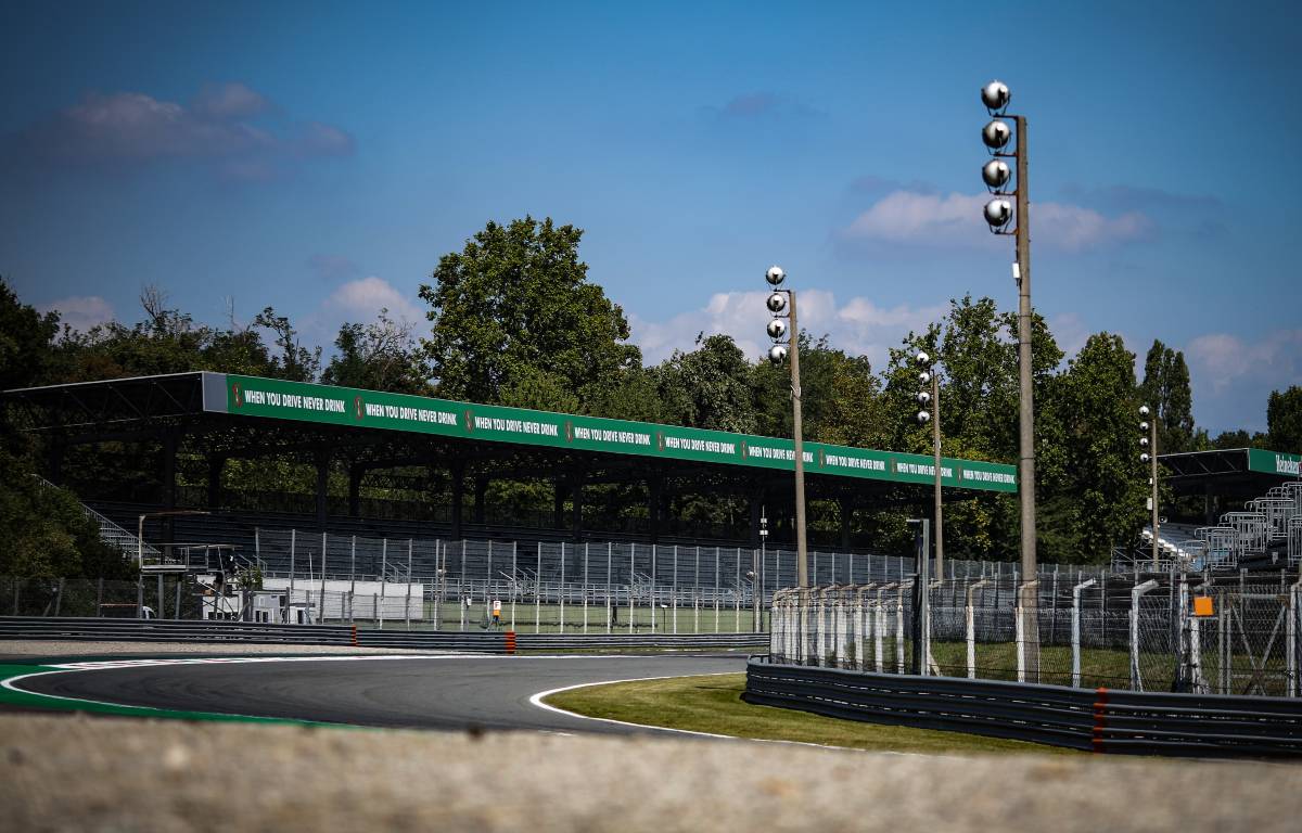Parabolica curve at Monza, home of the Italian GP
