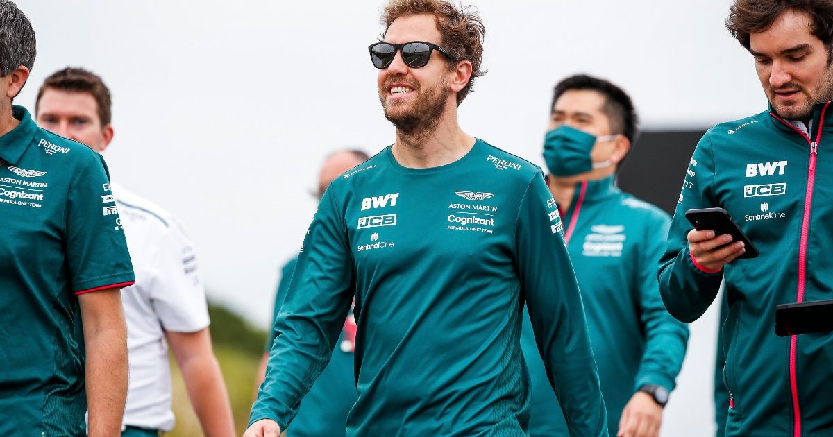 Sebastian Vettel doing a track wal. Netherlands September 2021