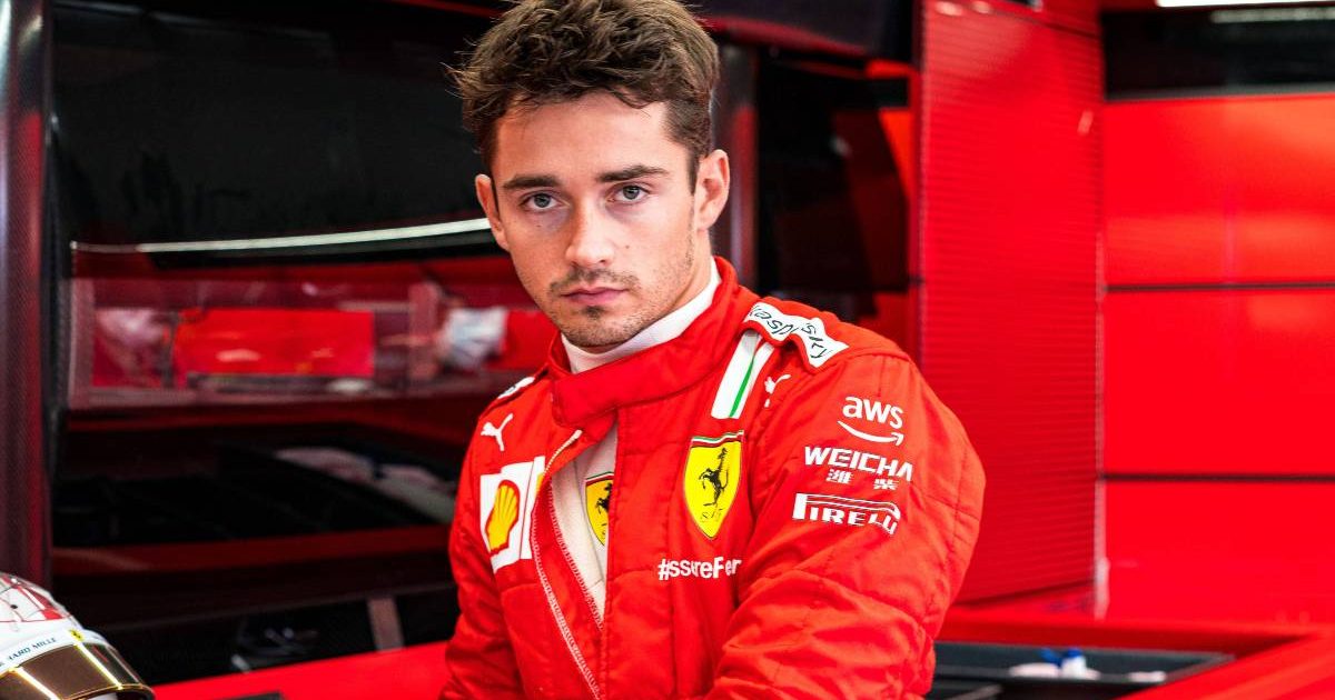 Charles Leclerc, Ferrari, looking focused. Netherlands, September 2021.