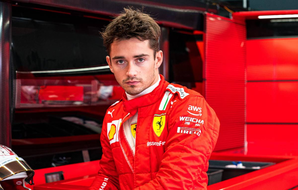 Charles Leclerc, Ferrari, looking focused. Netherlands, September 2021.