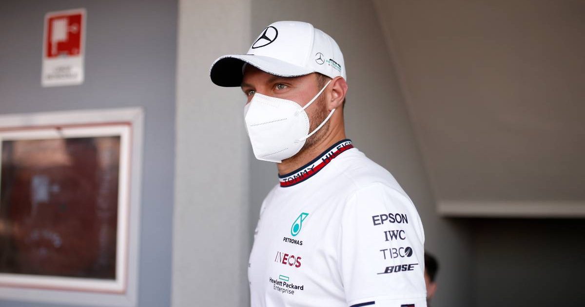 Valtteri Bottas in face mask at the Italian GP. Monza September 2021.