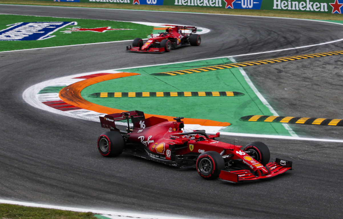 Ferrari at Monza. Italy September 2021