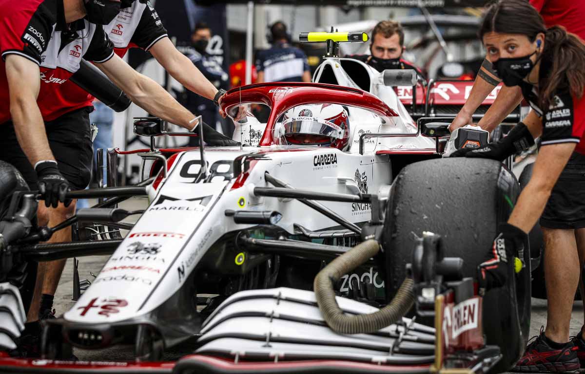 Callum Ilott takes part in F1 free practice in Austria