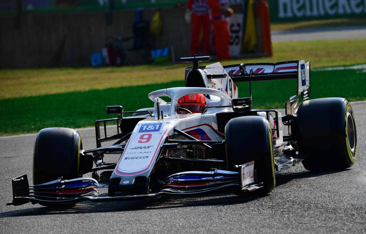 Nikita Mazepin during Italian GP sprint qualifying. Monza September 2021.