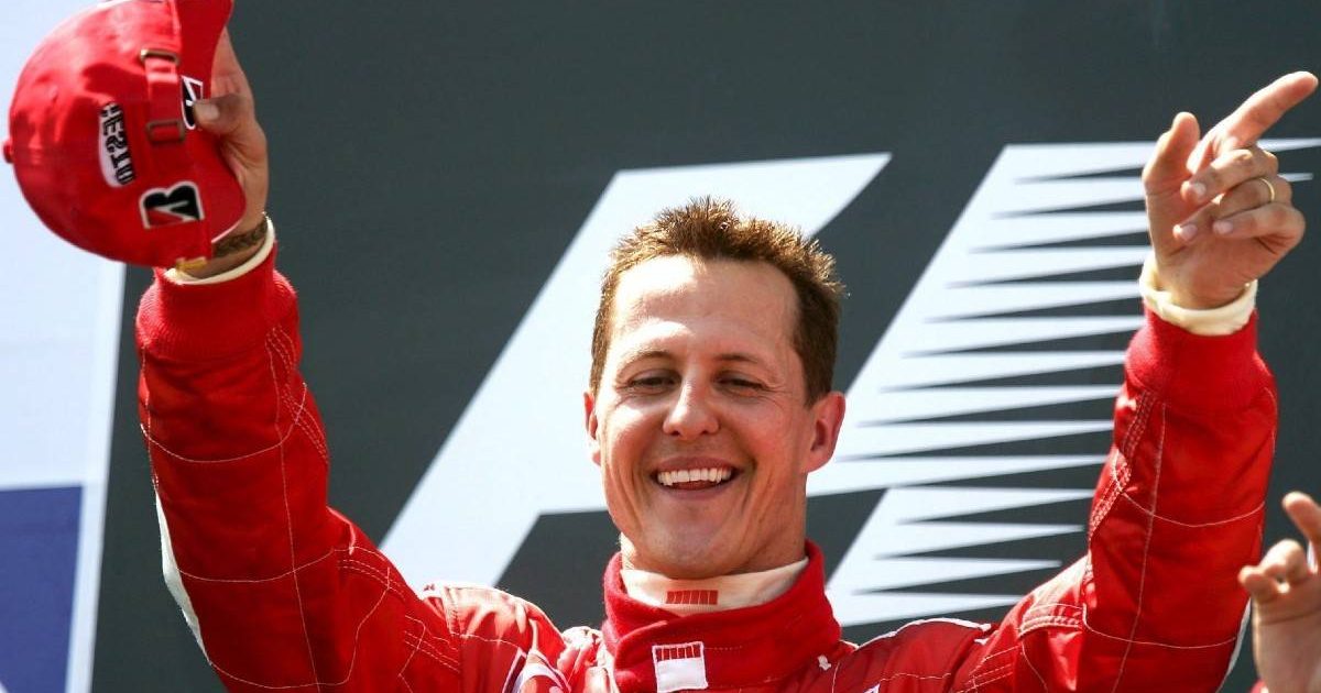 Ferrari driver Michael Schumacher after winning the French GP. Magny-Cours July 2006.