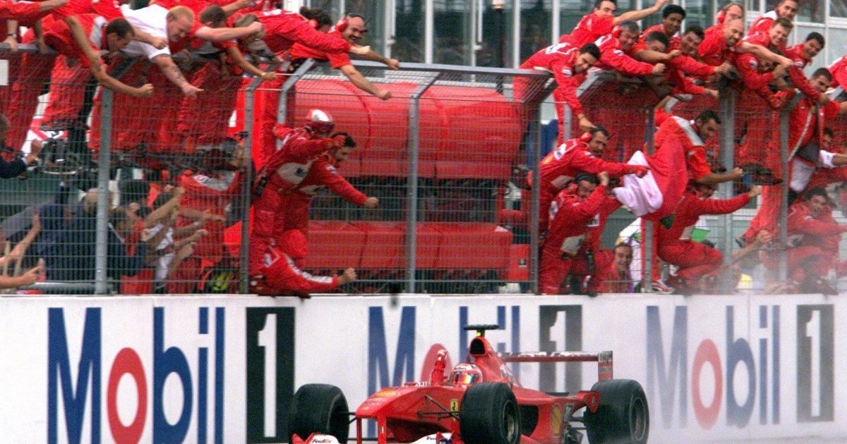 Rubens Barrichello wins the 2000 German Grand Prix. Germany July 2000