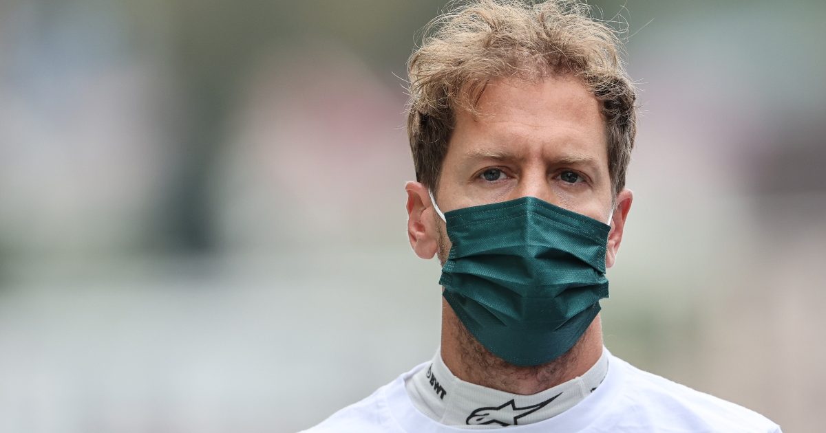 Sebastian Vettel on the grid at Sochi. Russia September 2021