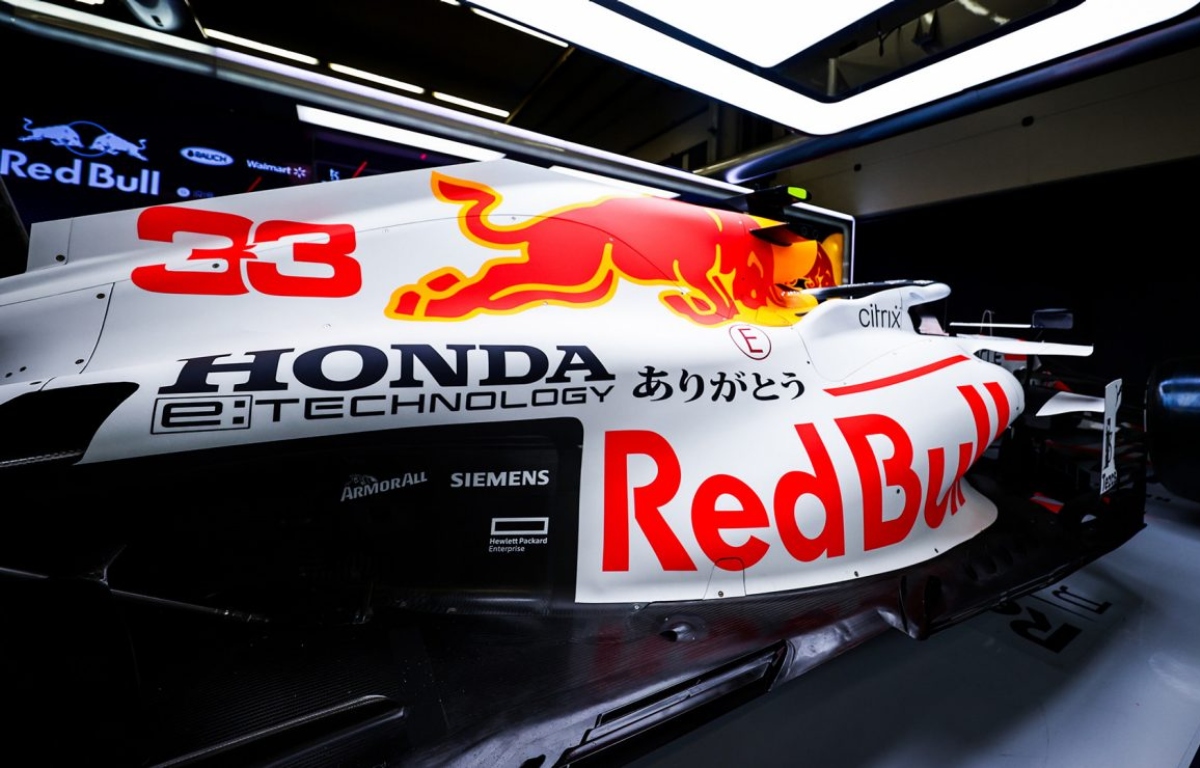 Red Bull's special Honda livery for the Turkish GP. October 2021