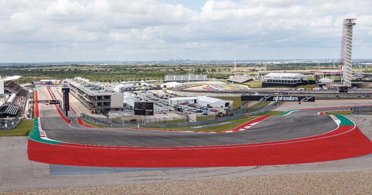 Turn 1 at the Circuit of the Americas. United States October 2021