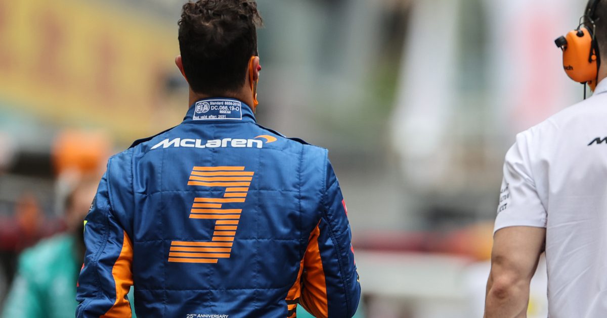 Daniel Ricciardo walking away. Russia September 2021