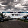 A view down the main straight at Albert Park. Australia, March 2020.