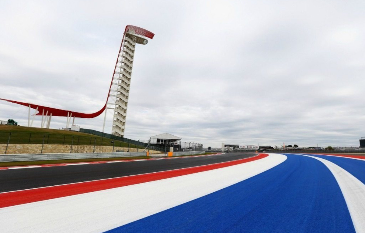 The Circuit of the Americas track view. Austin October 2018