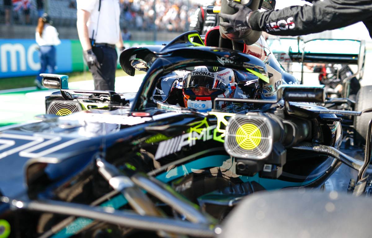 Valtteri Bottas, Mercedes, sits on the grid. United States, October 2021.