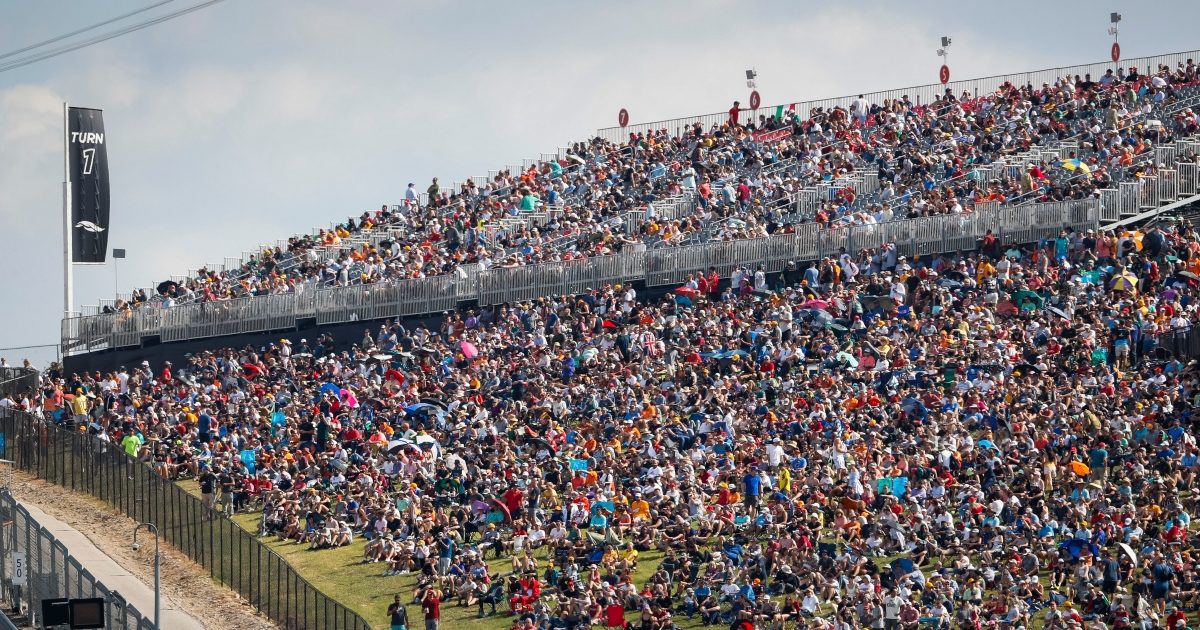 美国大奖赛的观众。奥斯汀2021年10月