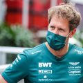 Sebastian Vettel with a mask on. Austin October 2021