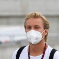 Nico Rosberg wearing a mask. Hungary July 2021
