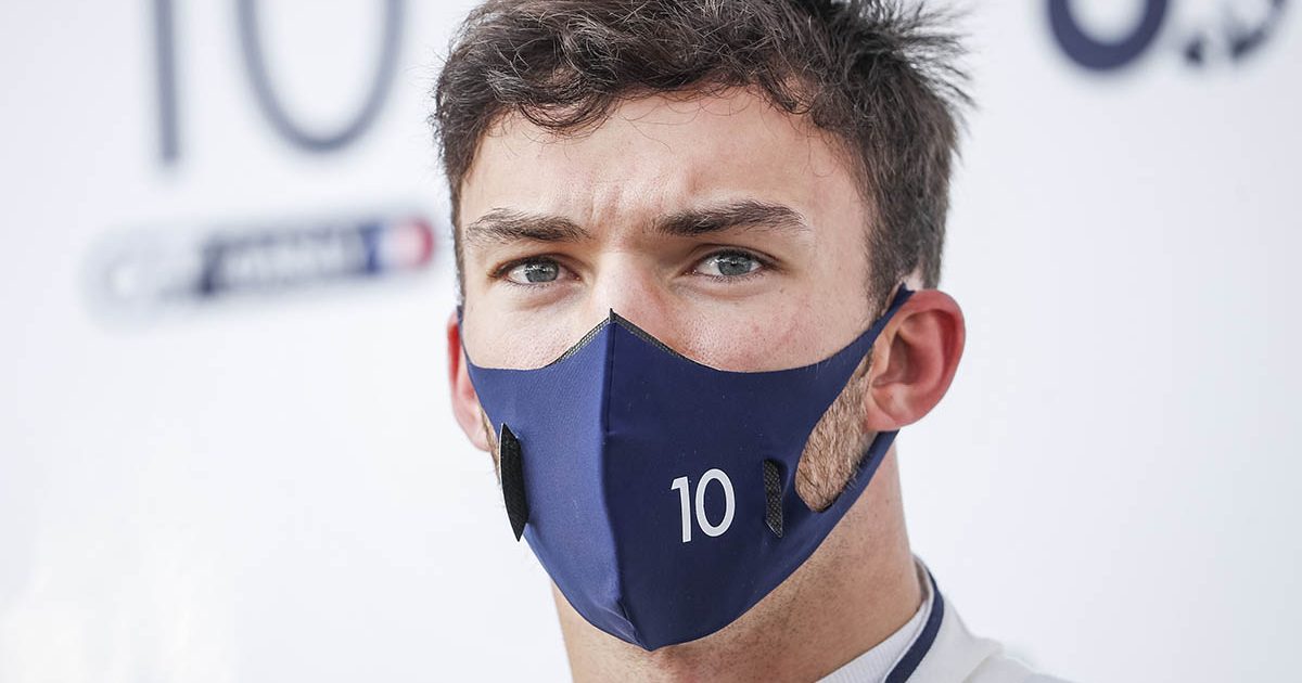 Pierre Gasly at the Mexican Grand Prix. Mexico City November 2021