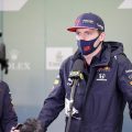 Max Verstappen接受采访。巴西2021年11月