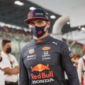 Max Verstappen, Red Bull, looking serious. Qatar, November 2021.