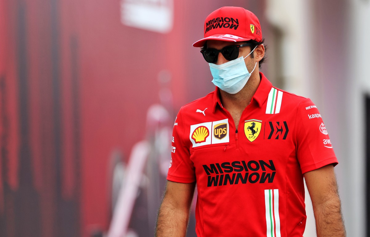 Carlos Sainz in the Qatar paddock. November 2021.