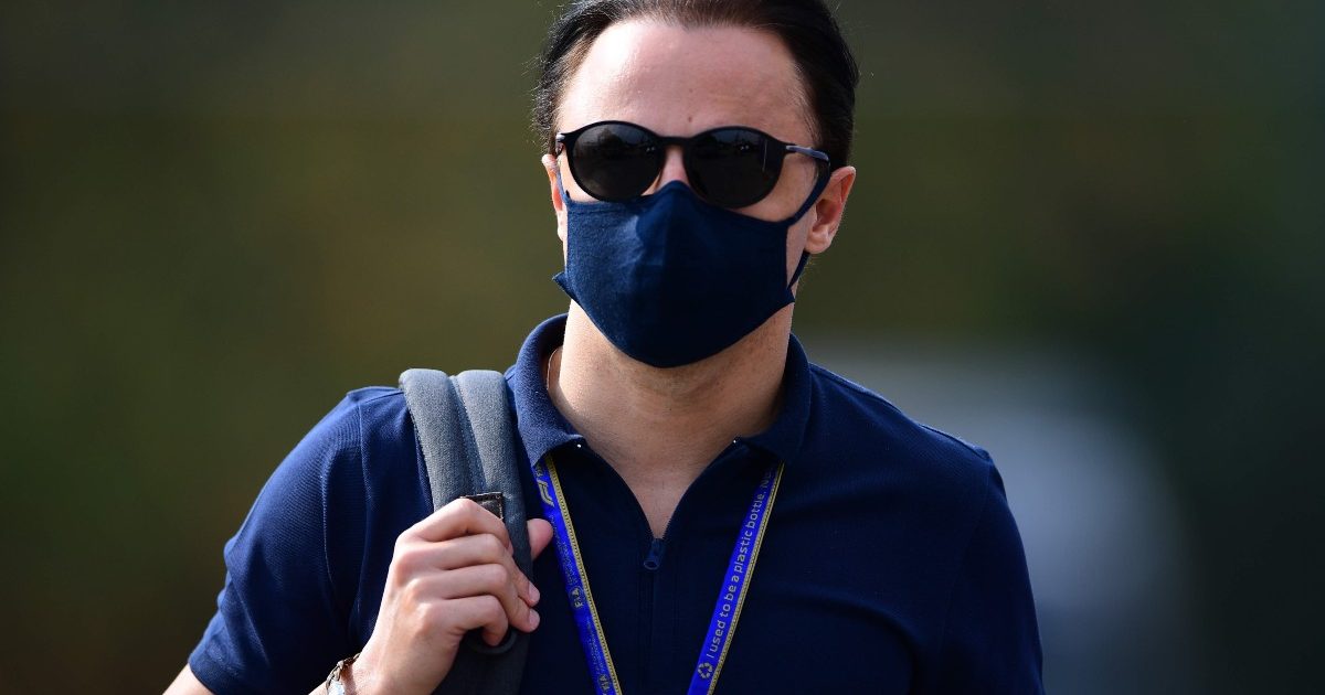 Felipe Massa arrives in the Italian GP paddock. September 2021.