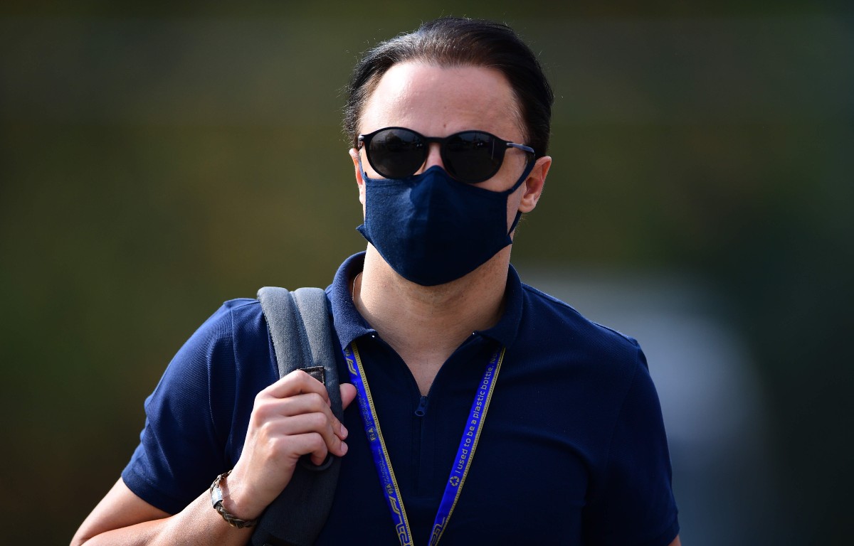 Felipe Massa arrives in the Italian GP paddock. September 2021.