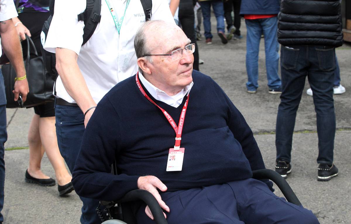 Sir Frank Williams at the Belgian GP. Spa-Francorchamps September 2019.