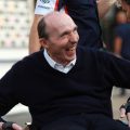Sir Frank Williams laughs at Monza. Italy September 2013.