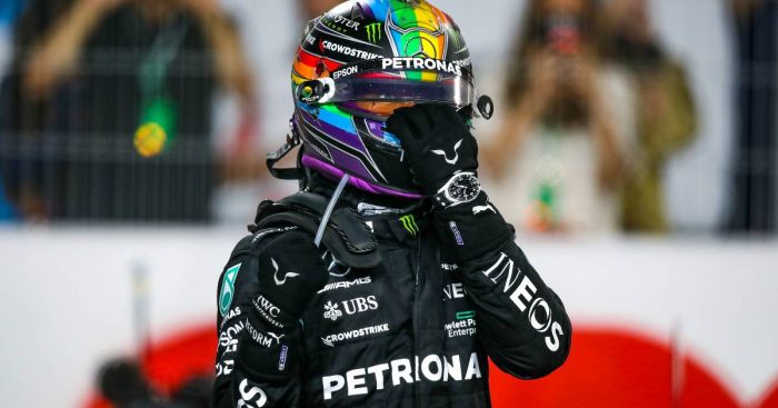 Lewis Hamilton to continue wearing his rainbow-designed helmet in Saudi