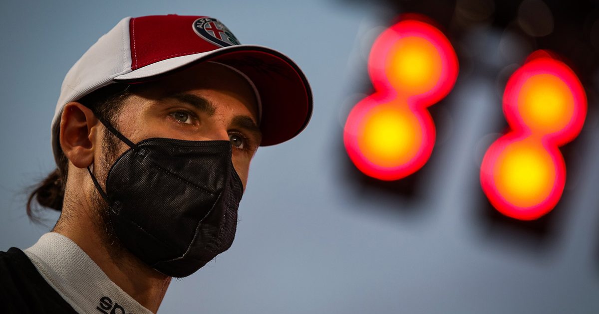 Antonio Giovinazzi on the grid for the Qatar Grand Prix. November 2021