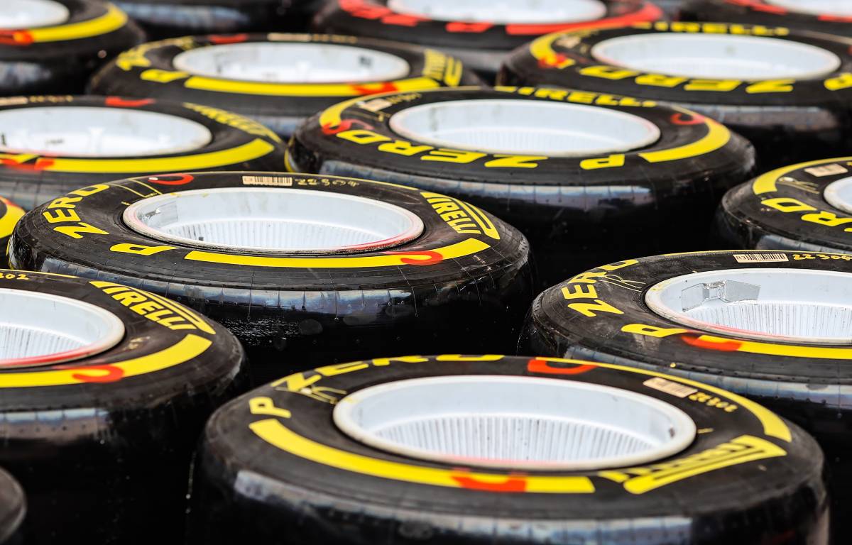 Pirelli tyres at the Sao Paulo GP. Brazil, November 2021.