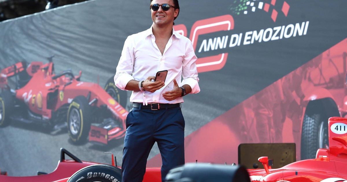 Felipe Massa at a Ferrari anniversary celebration. 2019.