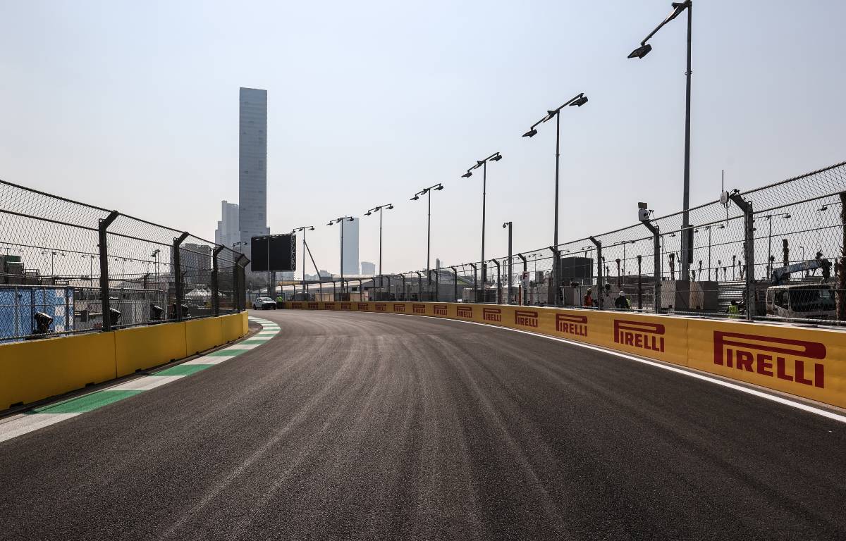 A view of the Jeddah Corniche Circuit. Saudi Arabia, December 2021.