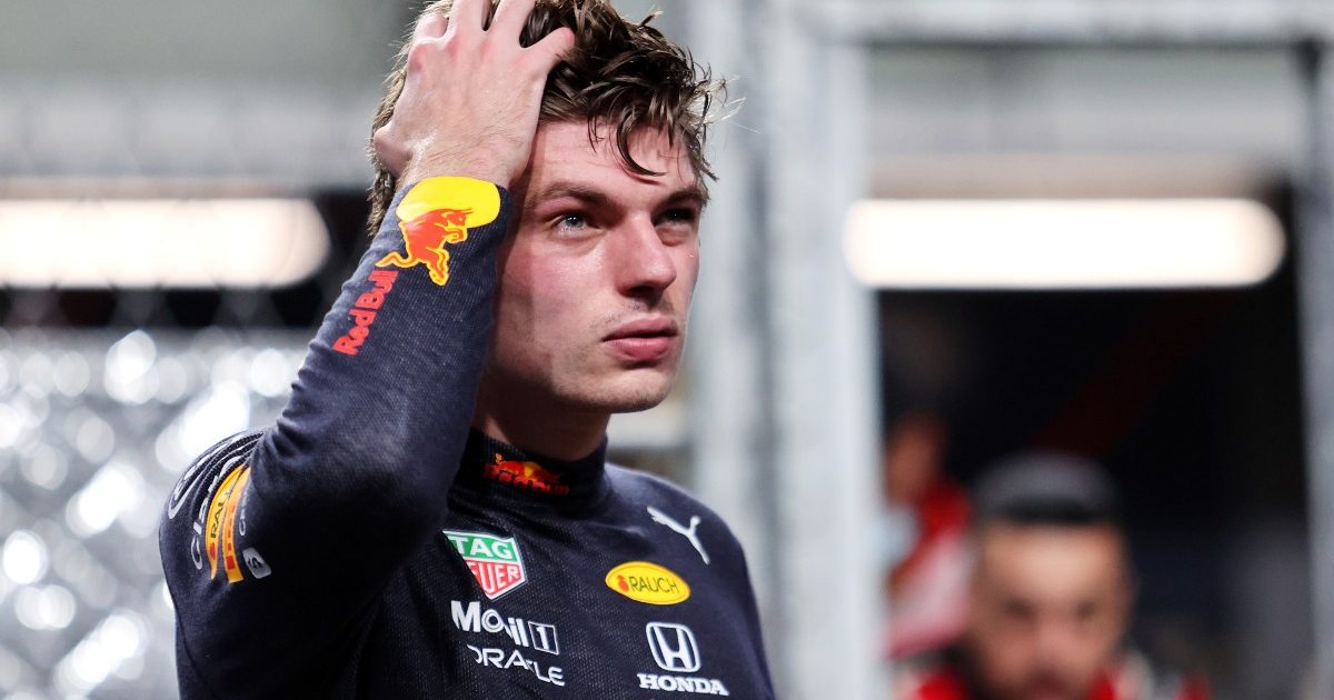 Max Verstappen, Red Bull, frustrated. Saudi Arabia, December 2021.
