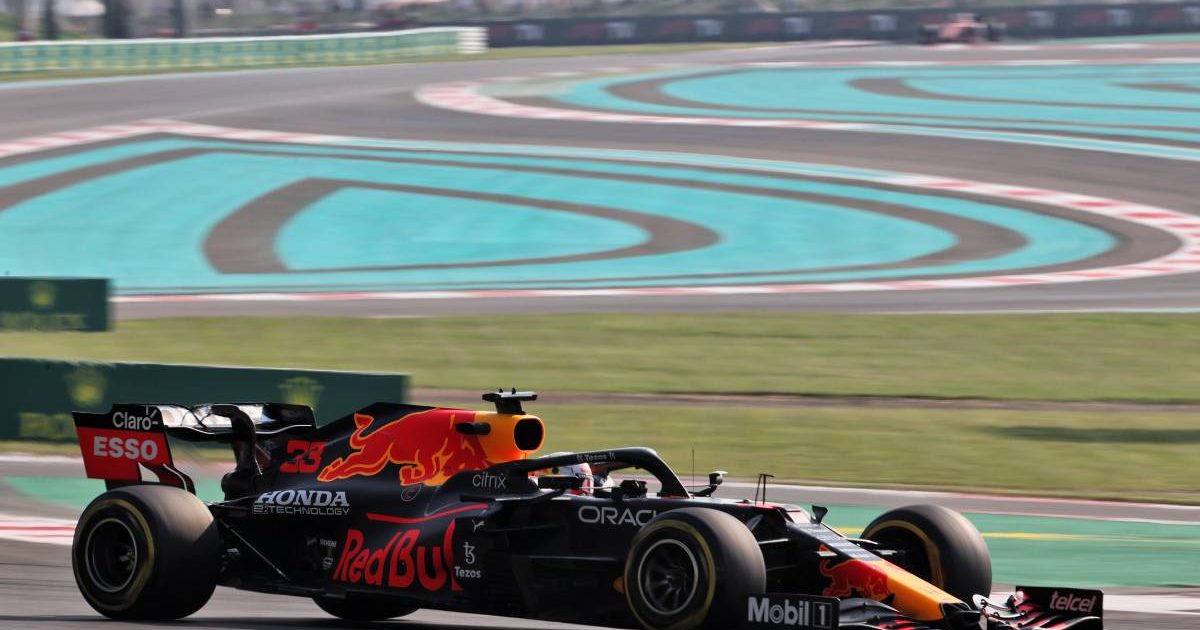 Max Verstappen's Red Bull at the Abu Dhabi Grand Prix. Yas Marina December 2021.
