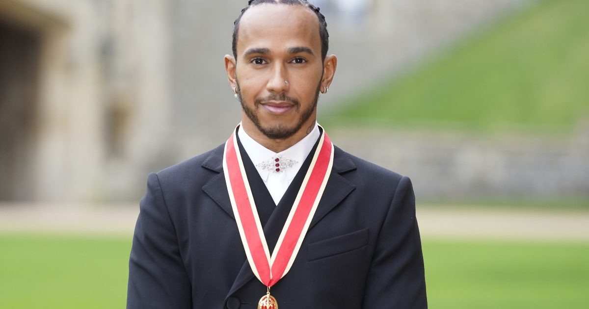 Sir Lewis Hamilton poses for a picture. England, December 2021.
