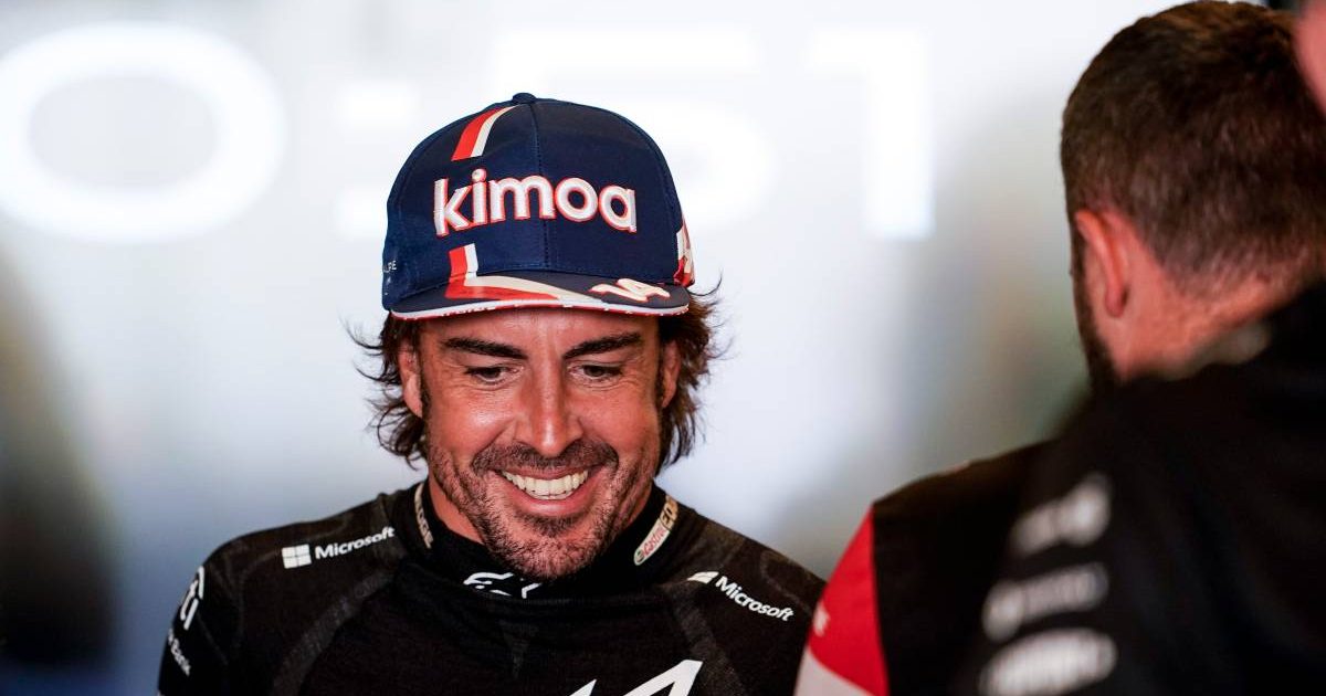 Fernando Alonso at the Abu Dhabi post-season test. Yas Marina December 2021.