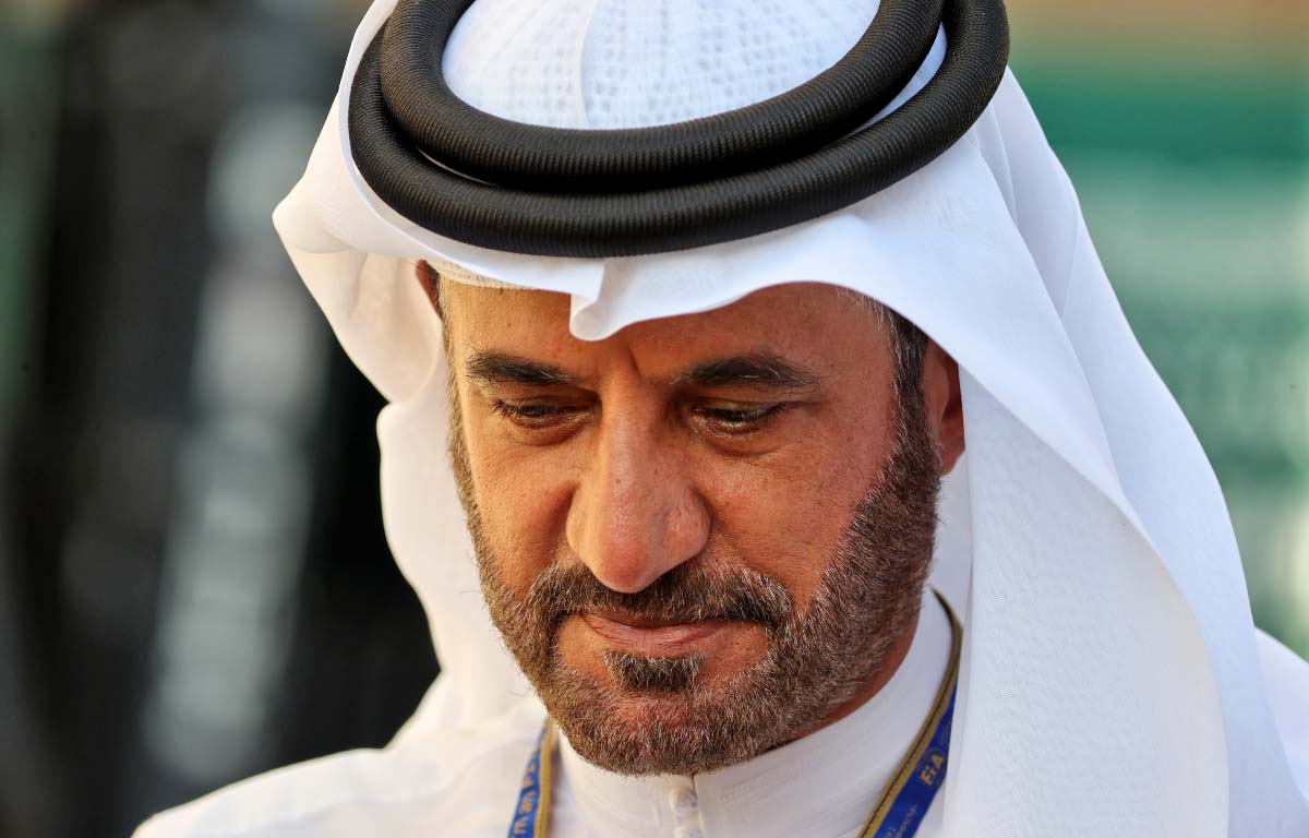 FIA president Mohammed bin Sulayem. Saudi Arabia December 2021.