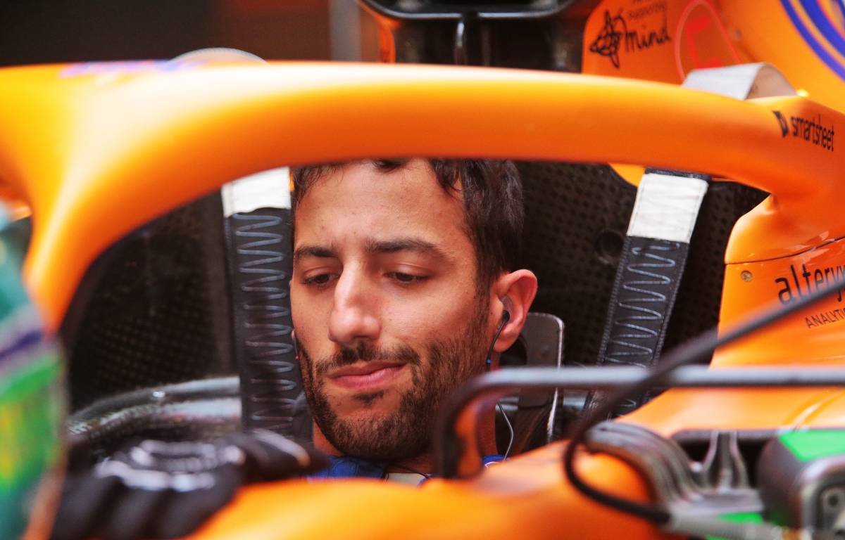 Daniel Ricciardo at the Abu Dhabi Grand Prix. Yas Marina December 2021.