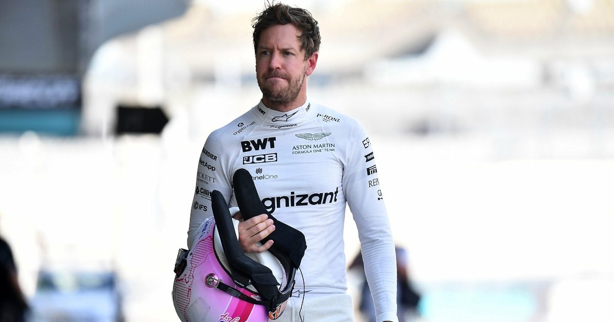 Sebastian Vettel walking in Abu Dhabi. Abu Dhabi December 2021