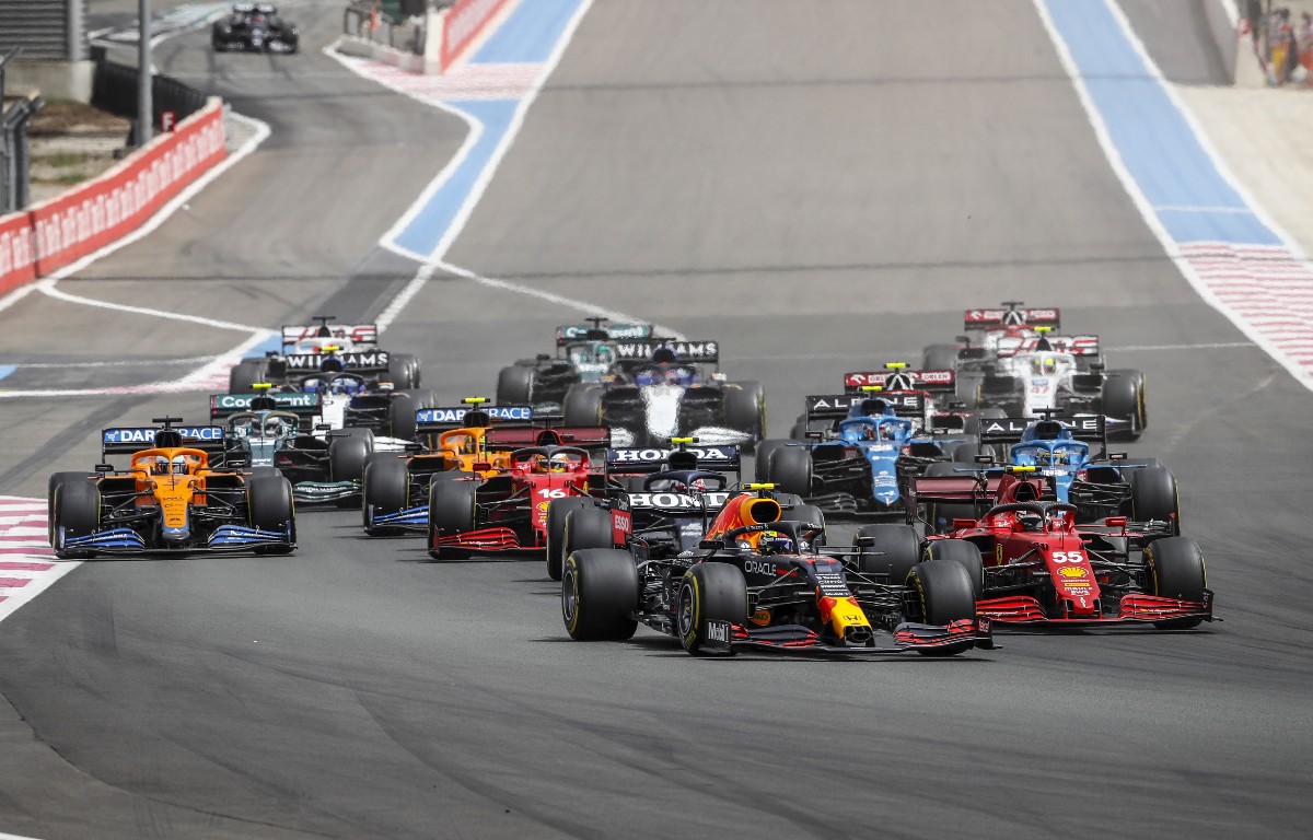 The start of the 2021 F1 French GP. June 2021.