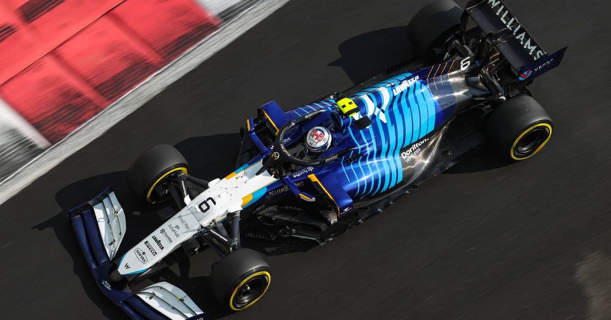 Nicholas Latifi during qualifying for the Abu Dhabi GP. Yas Marina December 2021.