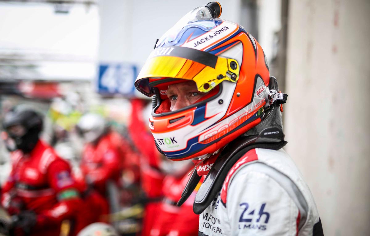 Kevin Magnussen prepares to drive. Le Mans 24 Hours 2021.