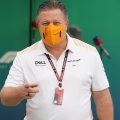 McLaren Racing CEO Zak Brown points. Qatar, November 2021.