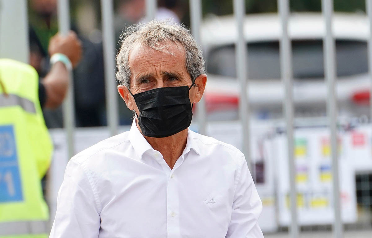Alain Prost in the paddock. Monza September 2021.